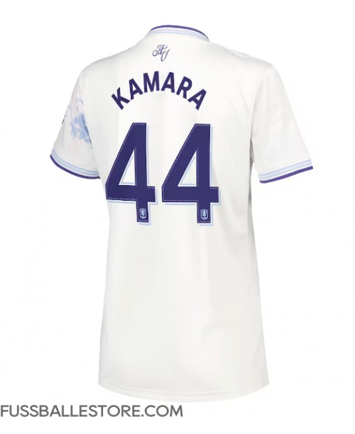 Günstige Aston Villa Boubacar Kamara #44 3rd trikot Damen 2025-26 Kurzarm Günstige Aston Villa Boubacar Kamara #44 3rd trikot Damen 2025-26 Kurzarm